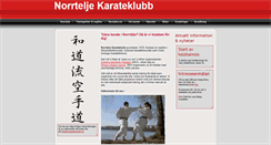 Desktop Screenshot of norrtaljekarate.se